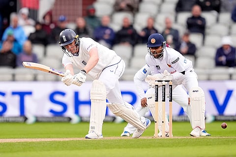 England and Sri Lanka 1st Test Day 1: England's Dan Lawrence bats against Sri Lanka